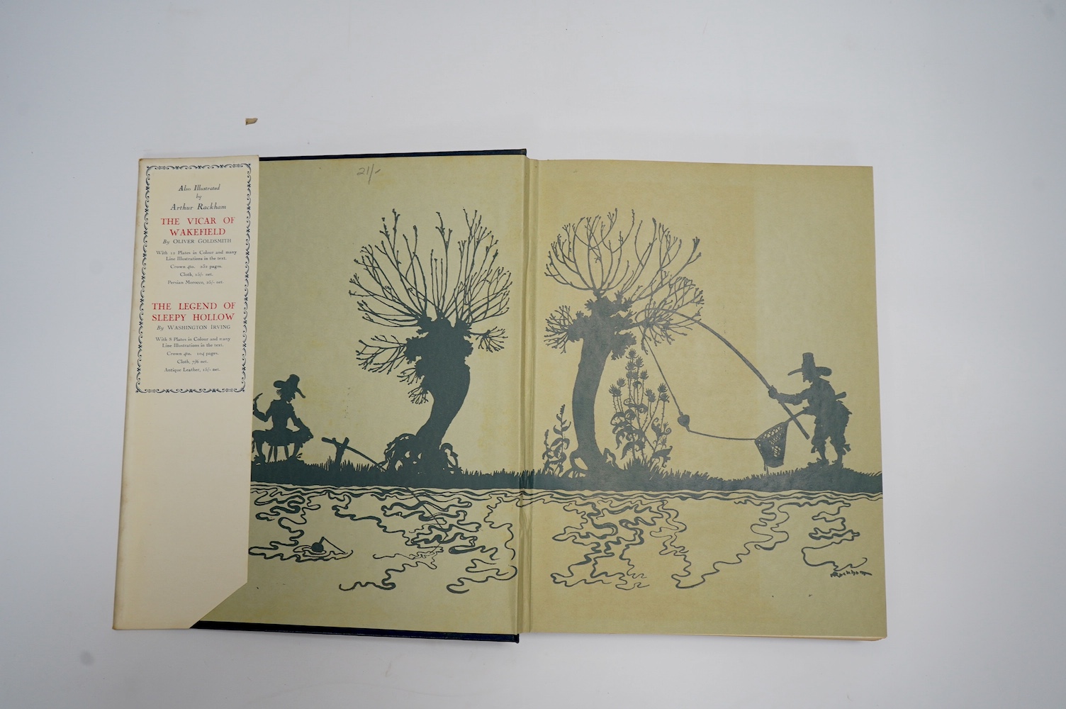 Rackham, Arthur (illustrator) – 3 works – Arthur Rackham’s Book of Pictures… with an Introduction by Sir Arthur Quiller-Couch, new impression, 4to, half-title, 44 tipped-in colour plates with captioned tissue-guards, ori